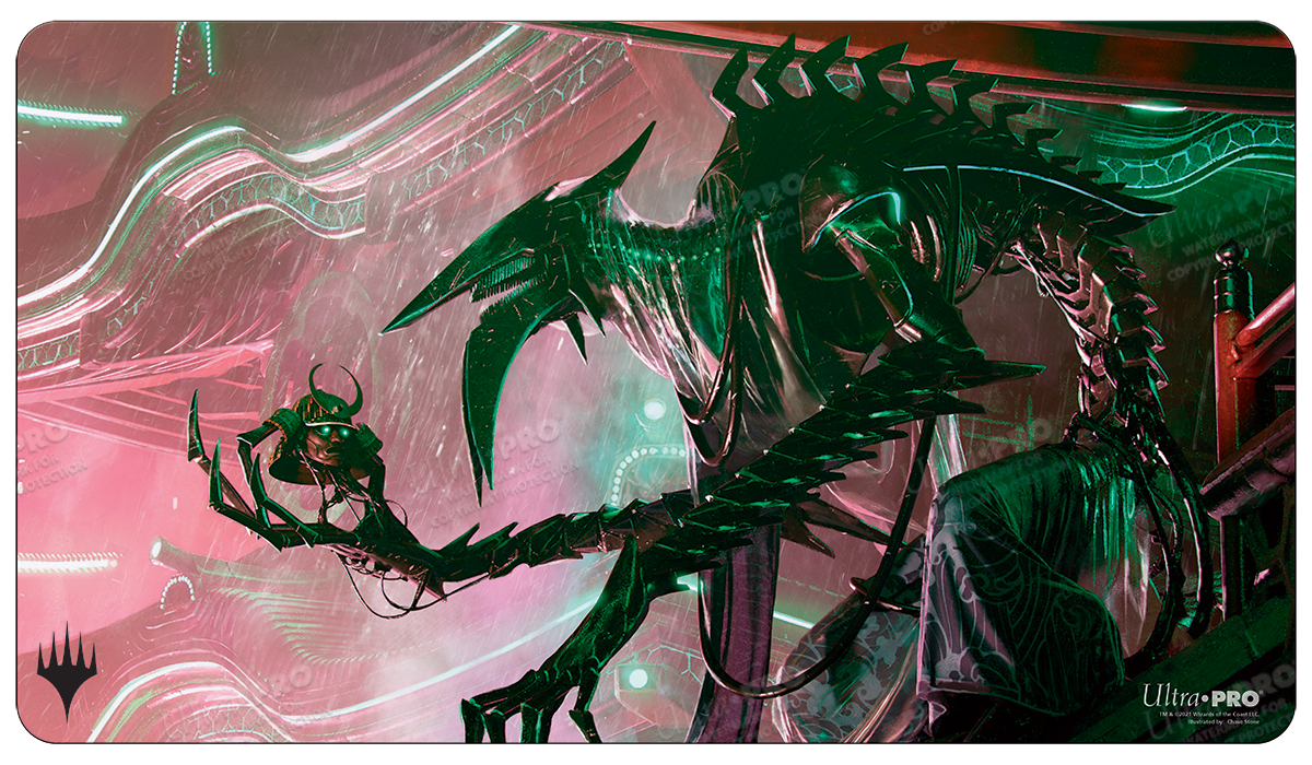 ultra-pro-playmat-jin-gitaxias-progress-tyrant-kamigawa-neon-dynasty-standard-ga image 1