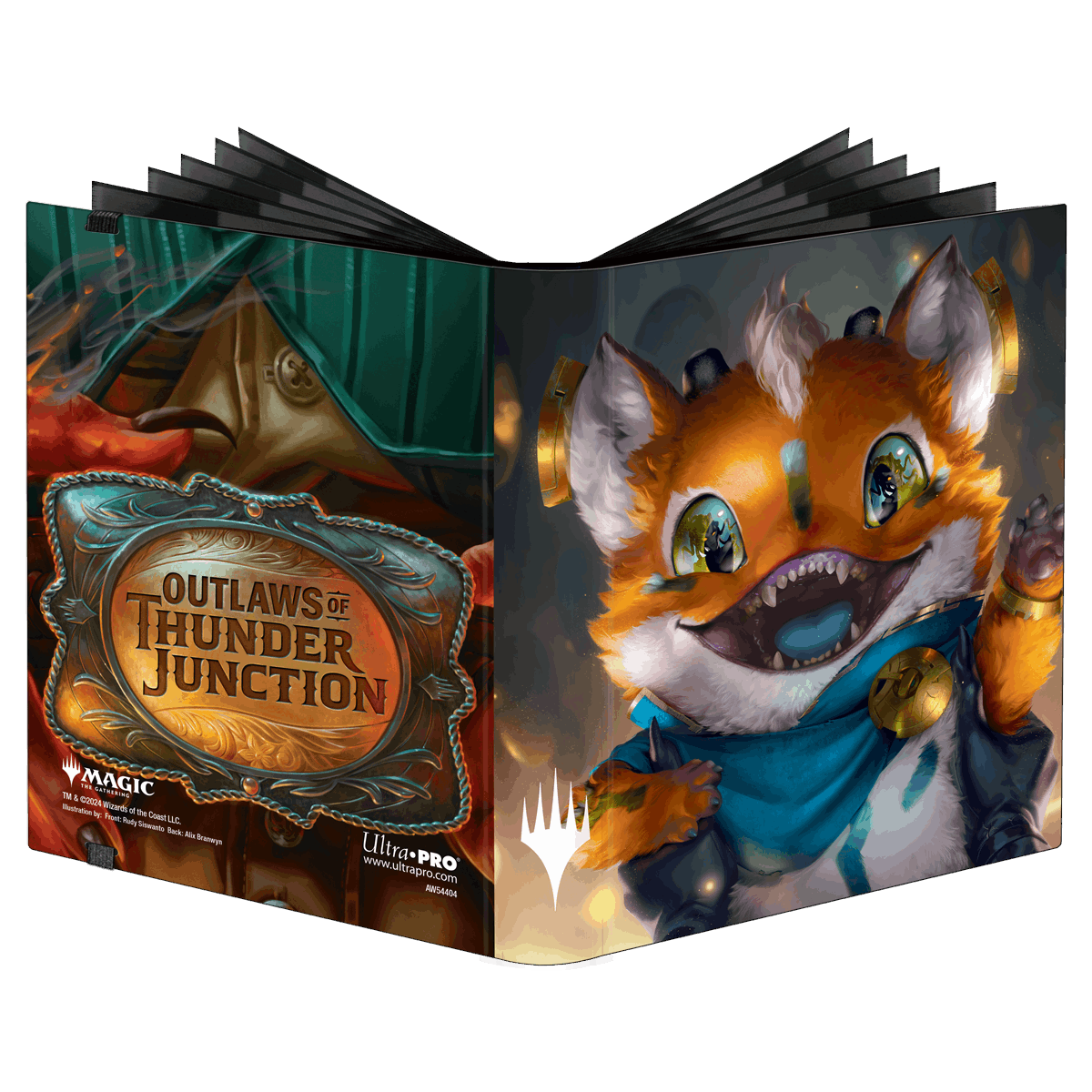 ultra-pro-magic-the-gathering-outlaws-of-thunder-junction-4-pocket-pro-binder image 1