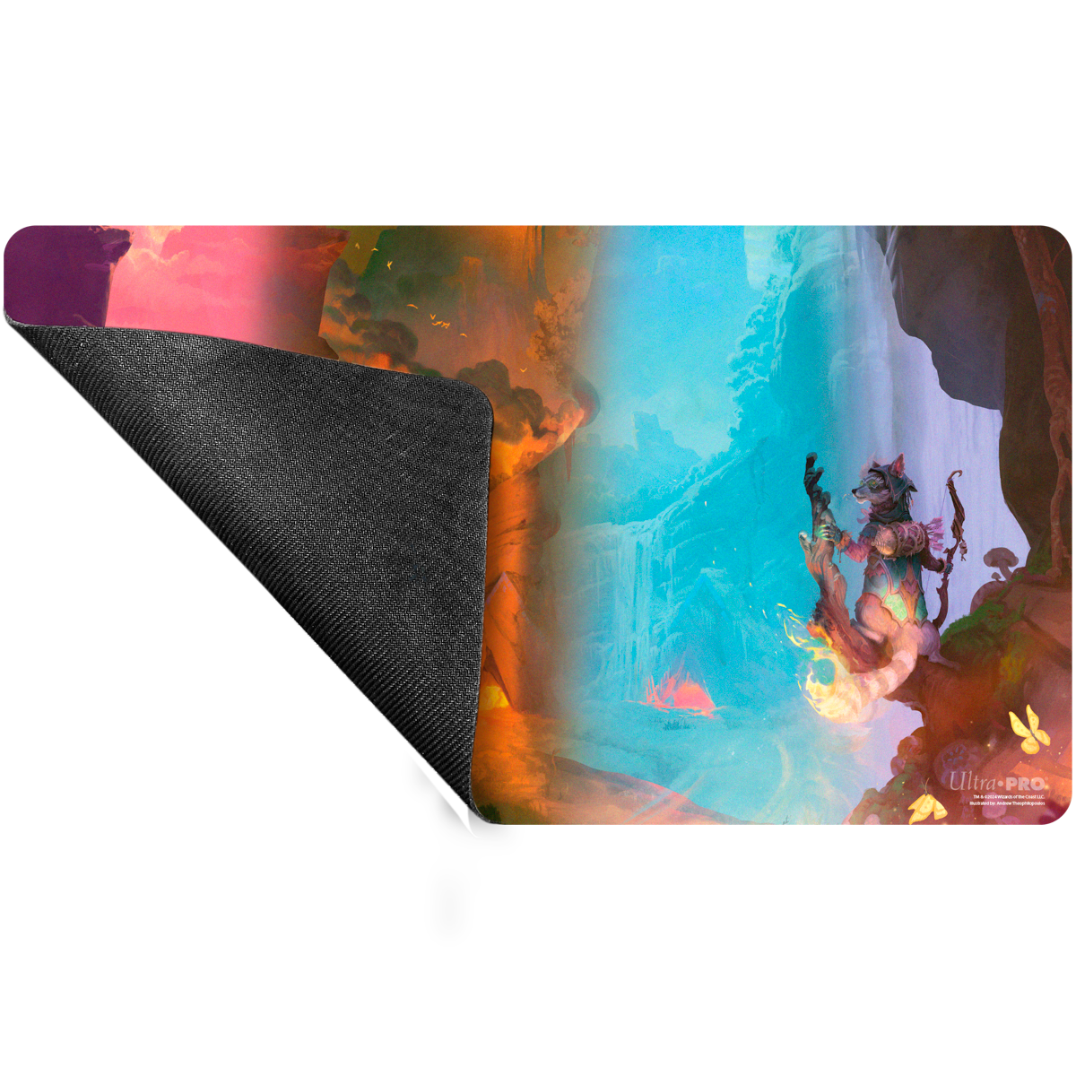 ultra-pro-bloomburrow-season-lands-mountain-four-seasons-standard-gaming-playmat image 4
