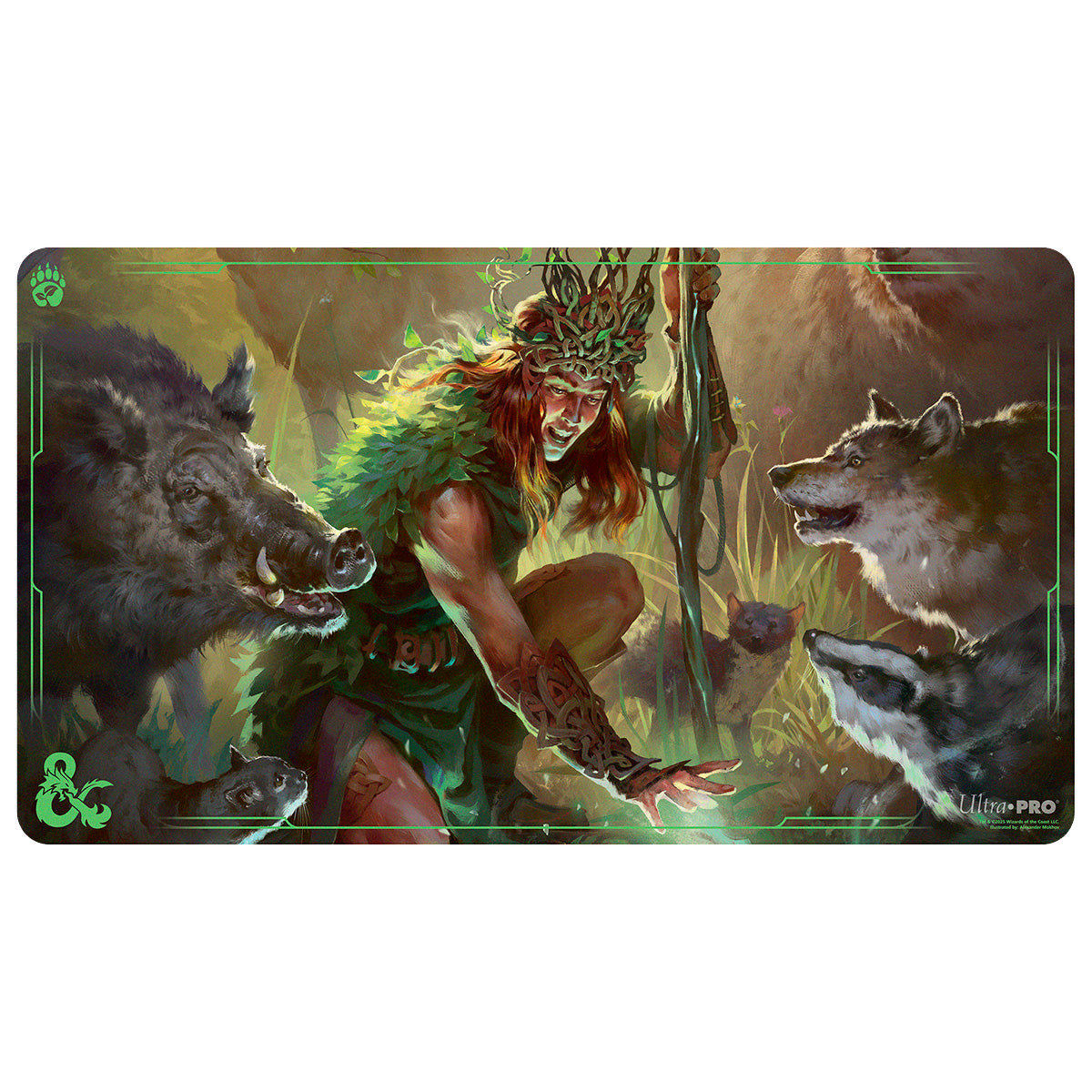 ultra-pro-dungeons-dragons-druid-class-playmat-61-x-34-cm image 1