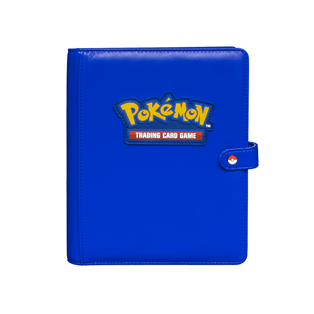 ultra-pro-premium-4-pocket-snap-binder-f-r-pok-mon-blau-kunstleder-f-r-160-karte image 2