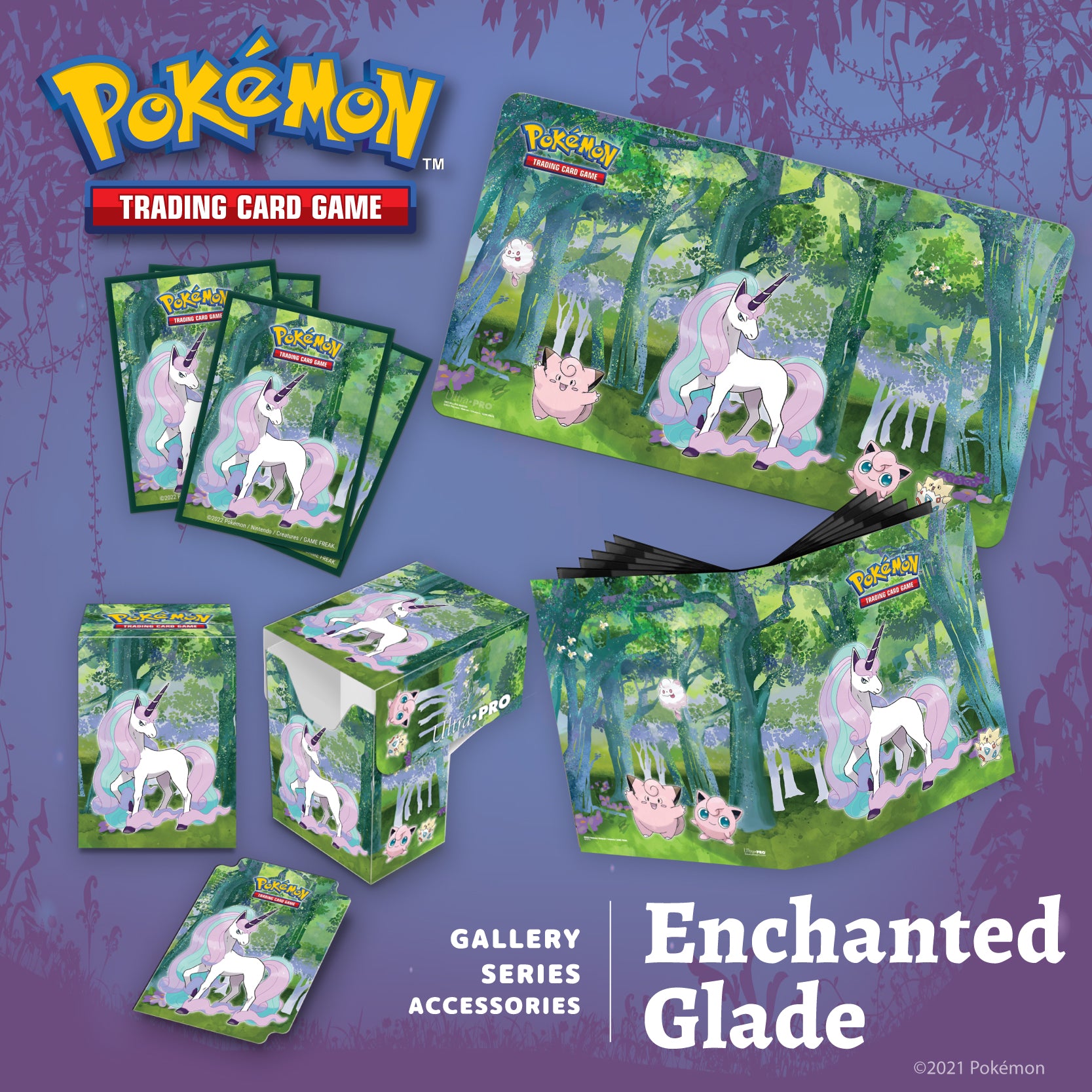 ultra-pro-pok-mon-gallery-series-enchanted-glade-full-view-deck-box image 2