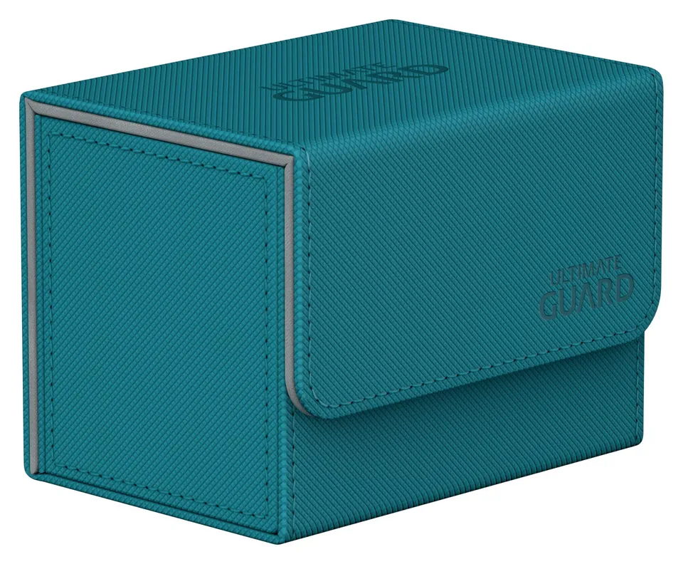 ultimate-guard-sidewinder-80-xenoskin-deck-box-petrolblau image 1