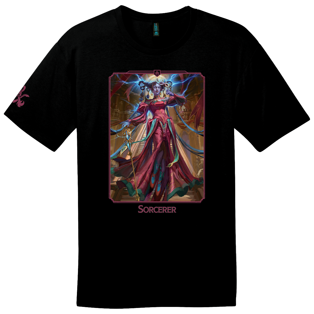 ultra-pro-dungeons-dragons-sorcerer-class-t-shirt-kurzarm-baumwolle image 1
