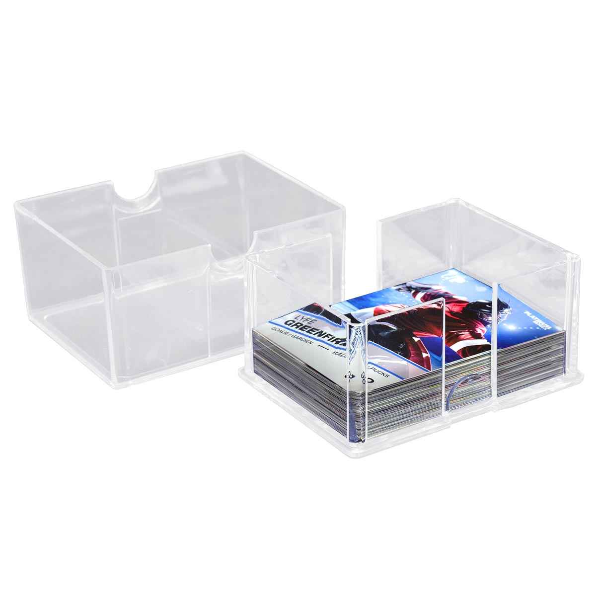 ultra-pro-diamond-corner-100-card-storage-box-10er-pack-transparent image 2
