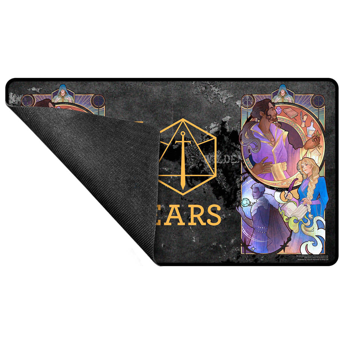 ultra-pro-critical-role-10-year-anniversary-stitched-edge-playmat-matthew-mercer image 3