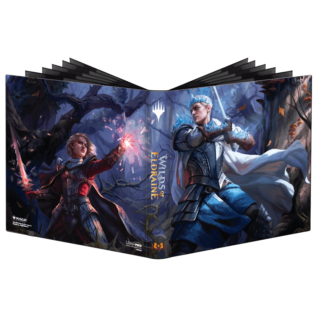 ultra-pro-wilds-of-eldraine-will-fighting-rowan-12-pocket-pro-binder-f-r-magic-t image 1