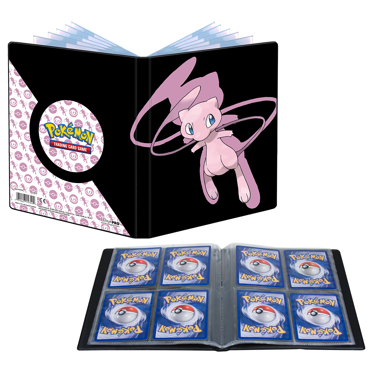 ultra-pro-mew-4-pocket-portfolio-f-r-pok-mon-pink-sammelalbum image 2