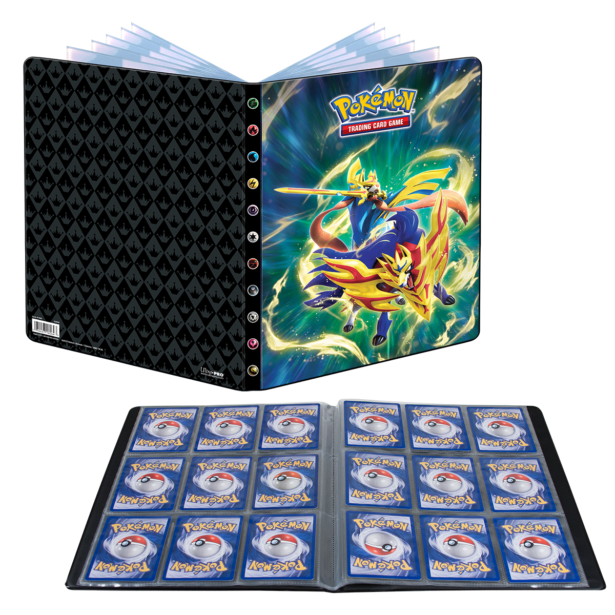 ultra-pro-pok-mon-sword-and-shield-zacian-zamazenta-9-pocket-portfolio image 2