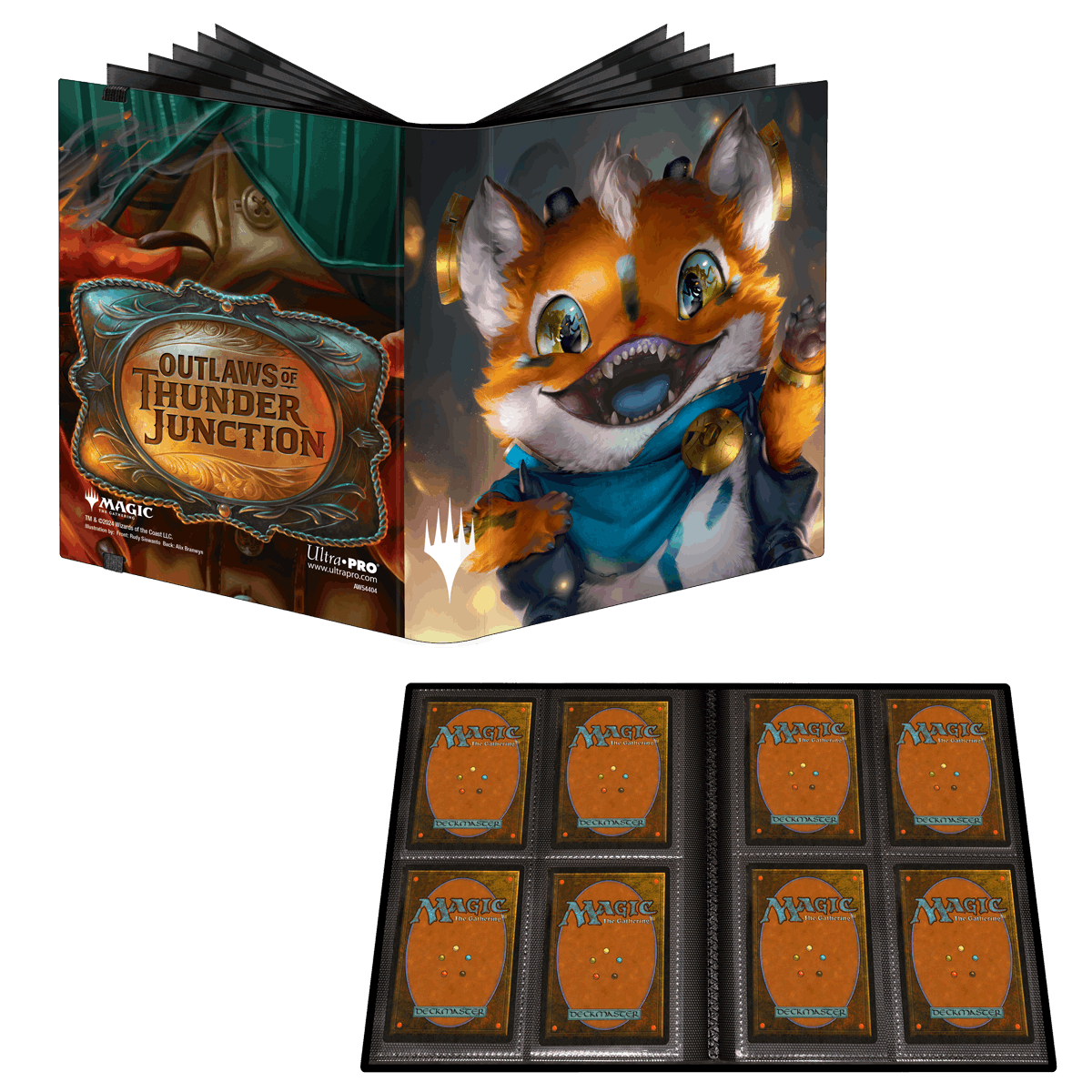 ultra-pro-magic-the-gathering-outlaws-of-thunder-junction-4-pocket-pro-binder image 2