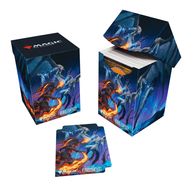ultra-pro-magic-the-gathering-final-fantasy-bahamut-und-ifrit-100-deck-box image 1