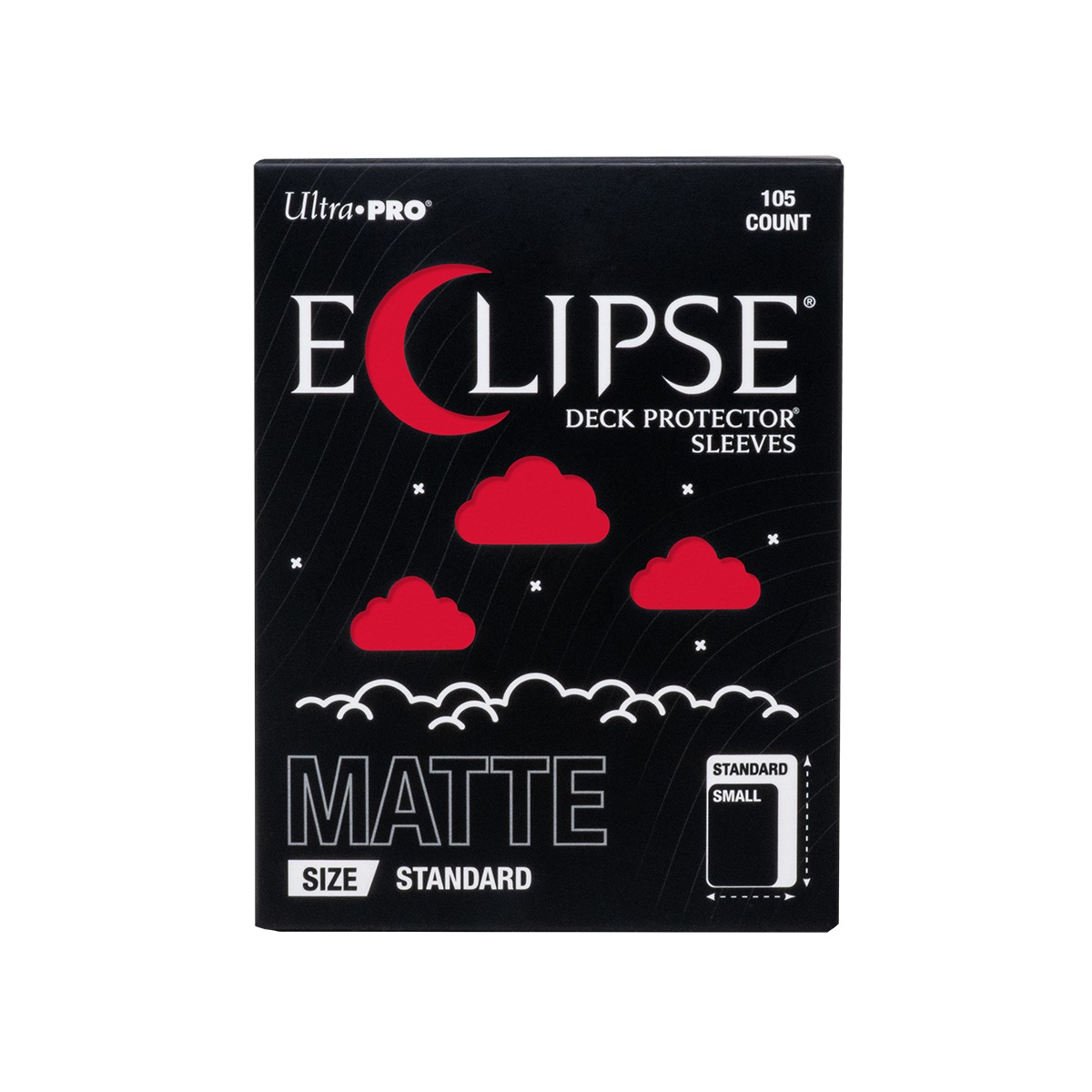 ultra-pro-eclipse-matte-standard-deck-protector-sleeves-apple-red-105-st-ck image 1