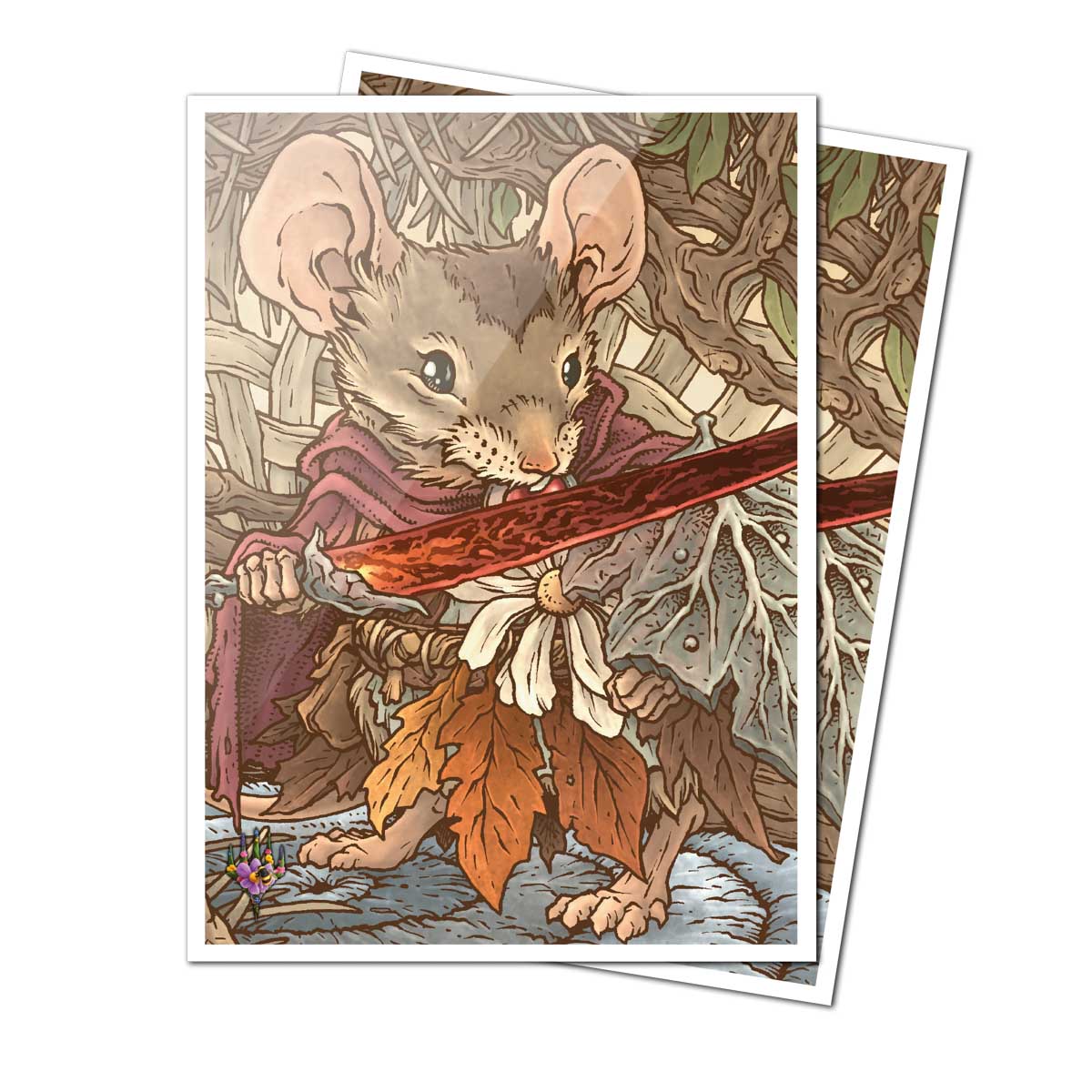 ultra-pro-bloomburrow-mabel-heir-to-cragflame-105ct-apex-deck-protector-sleeves- image 3
