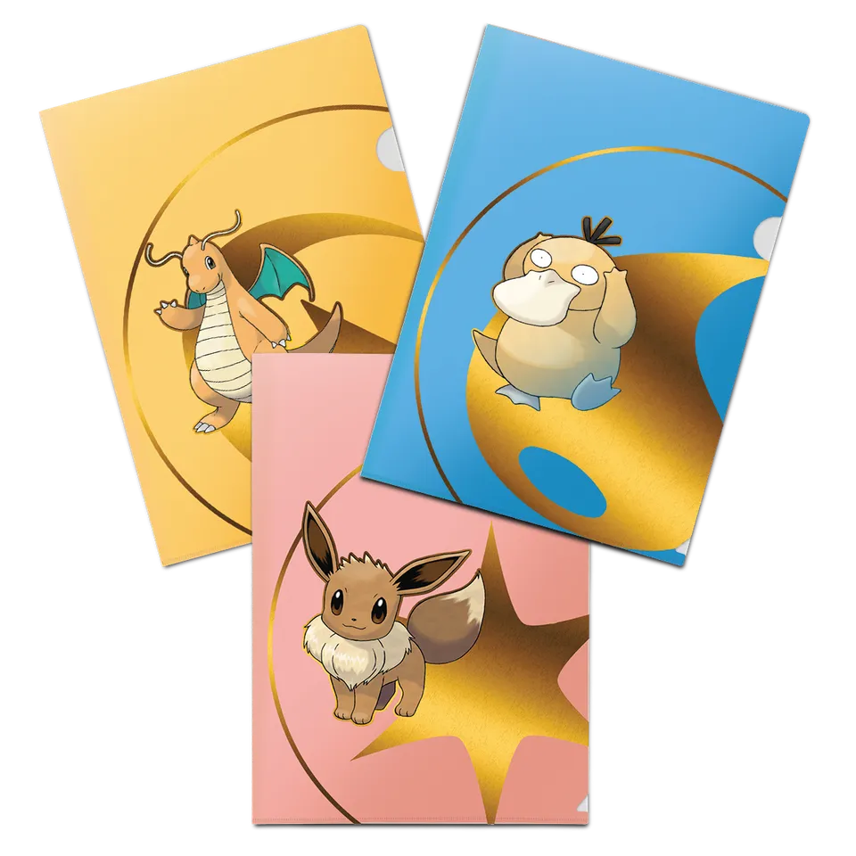 ultra-pro-pok-mon-tournament-folios-3er-pack-psyduck-eevee-und-dragonite image 1