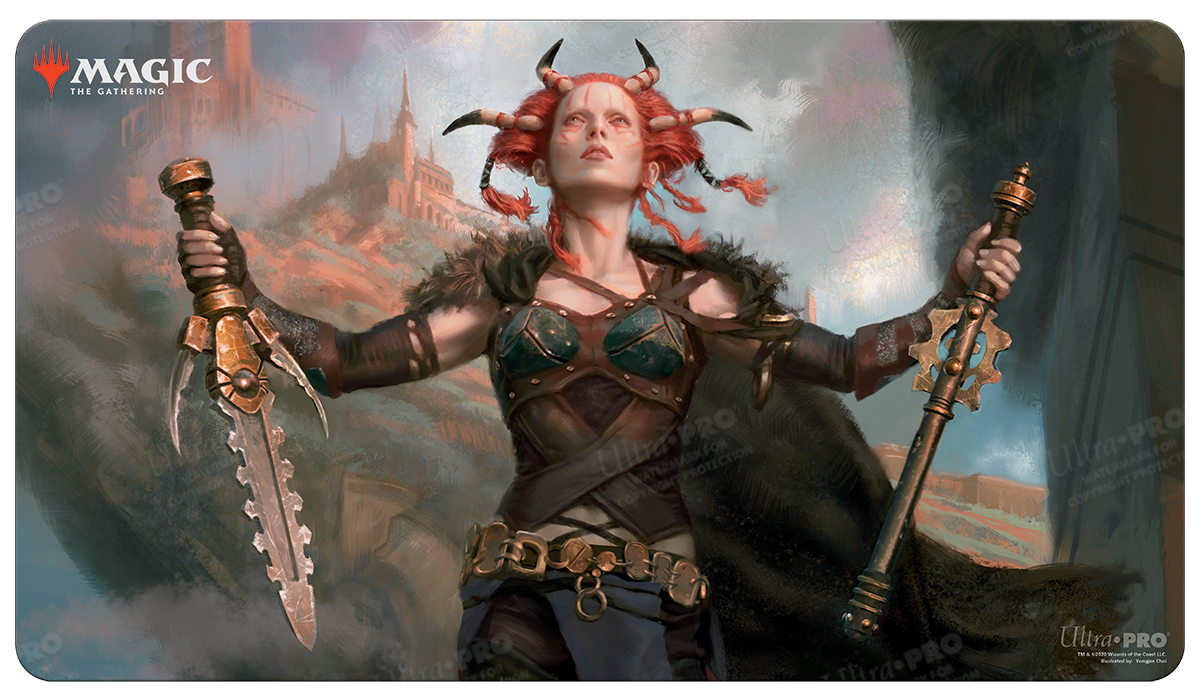 ultra-pro-commander-legends-jeska-thrice-reborn-standard-gaming-playmat-24-x-13- image 1