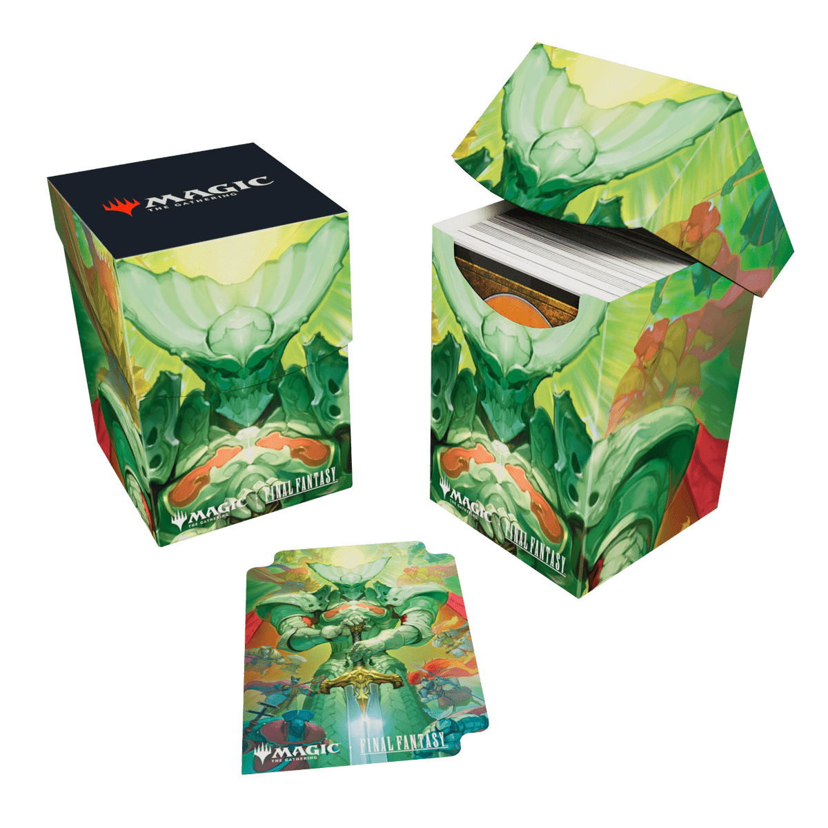 ultra-pro-magic-the-gathering-final-fantasy-summon-knights-of-round-100-deck-box image 1