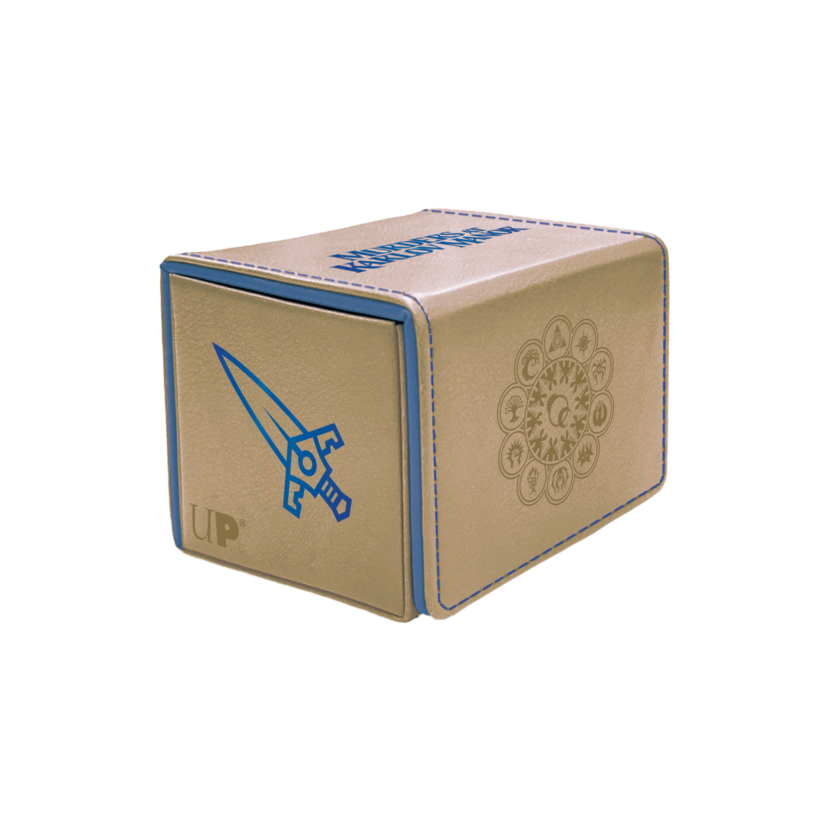 ultra-pro-magic-murders-at-karlov-manor-premium-gold-alcove-edge-deck-box-100-ka image 1