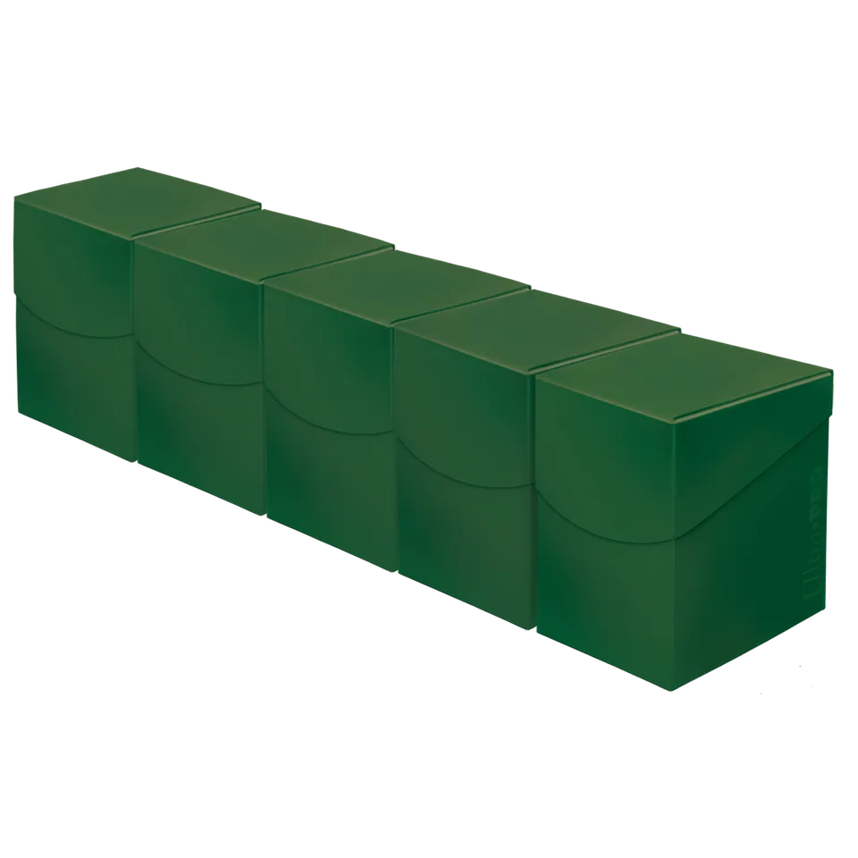 ultra-pro-eclipse-pro-100-deck-box-5er-set-bundle-forest-green image 1