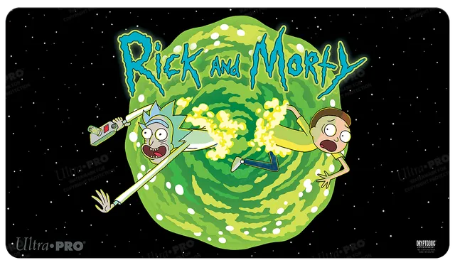 ultra-pro-rick-and-morty-interdimensional-portal-standard-gaming-playmat image 1