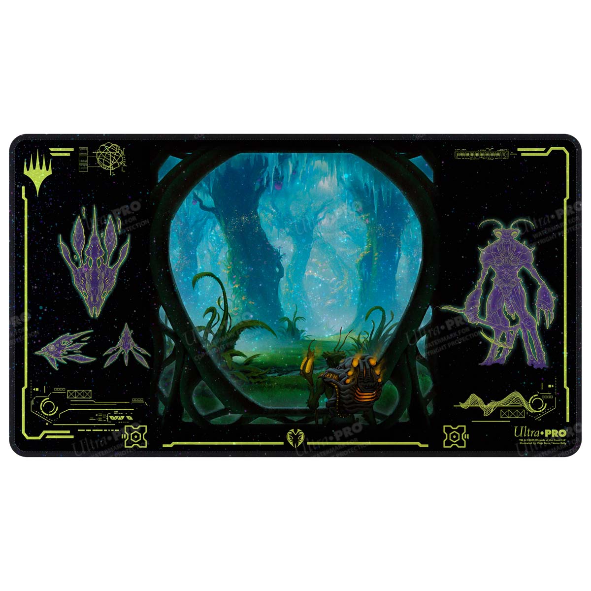 ultra-pro-edge-of-eternities-evendo-waking-haven-holofoil-playmat-f-r-magic-the- image 1