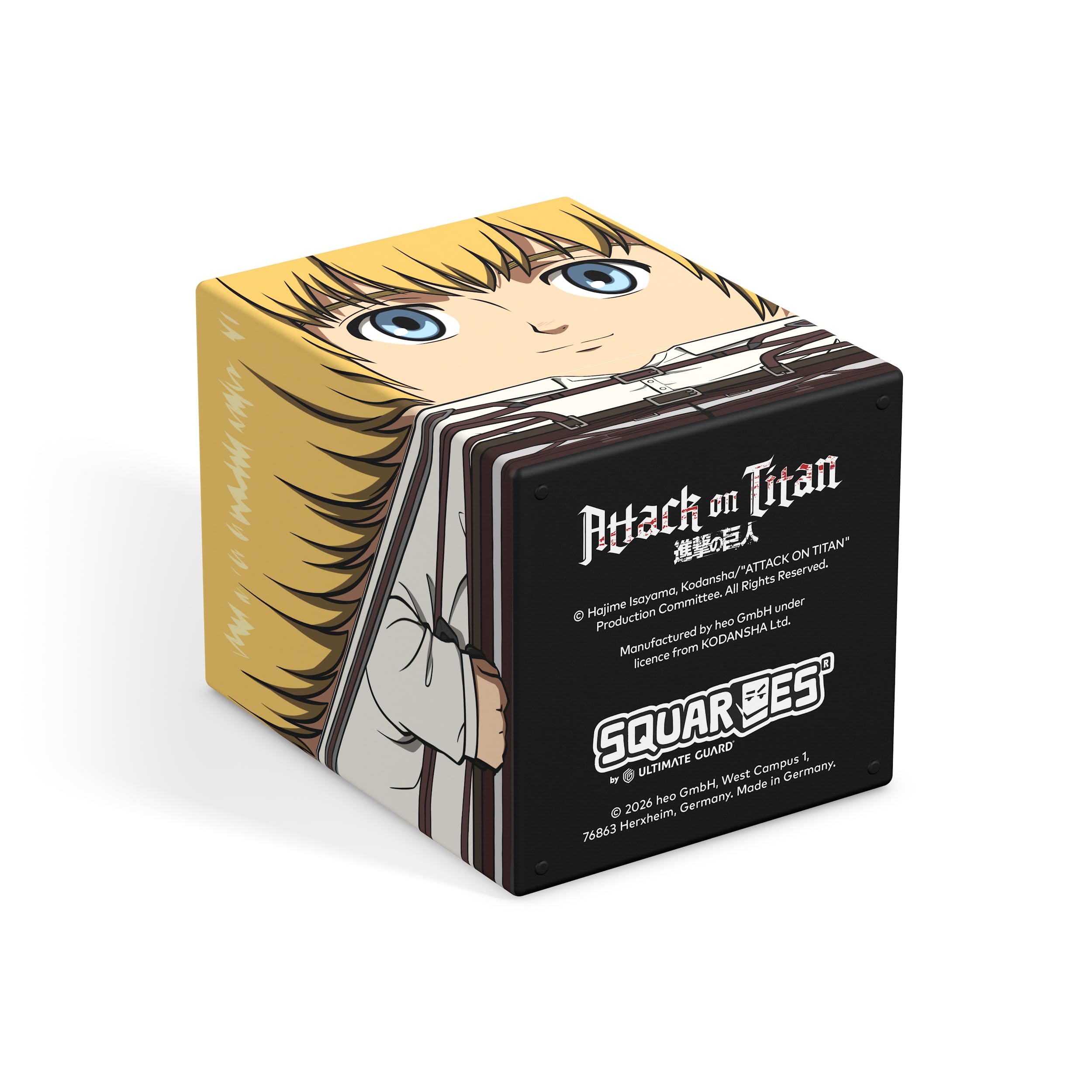 ultimate-guard-squaroes-squaroe-deck-box-100-attack-on-titan-aot002-armin-arlert image 6