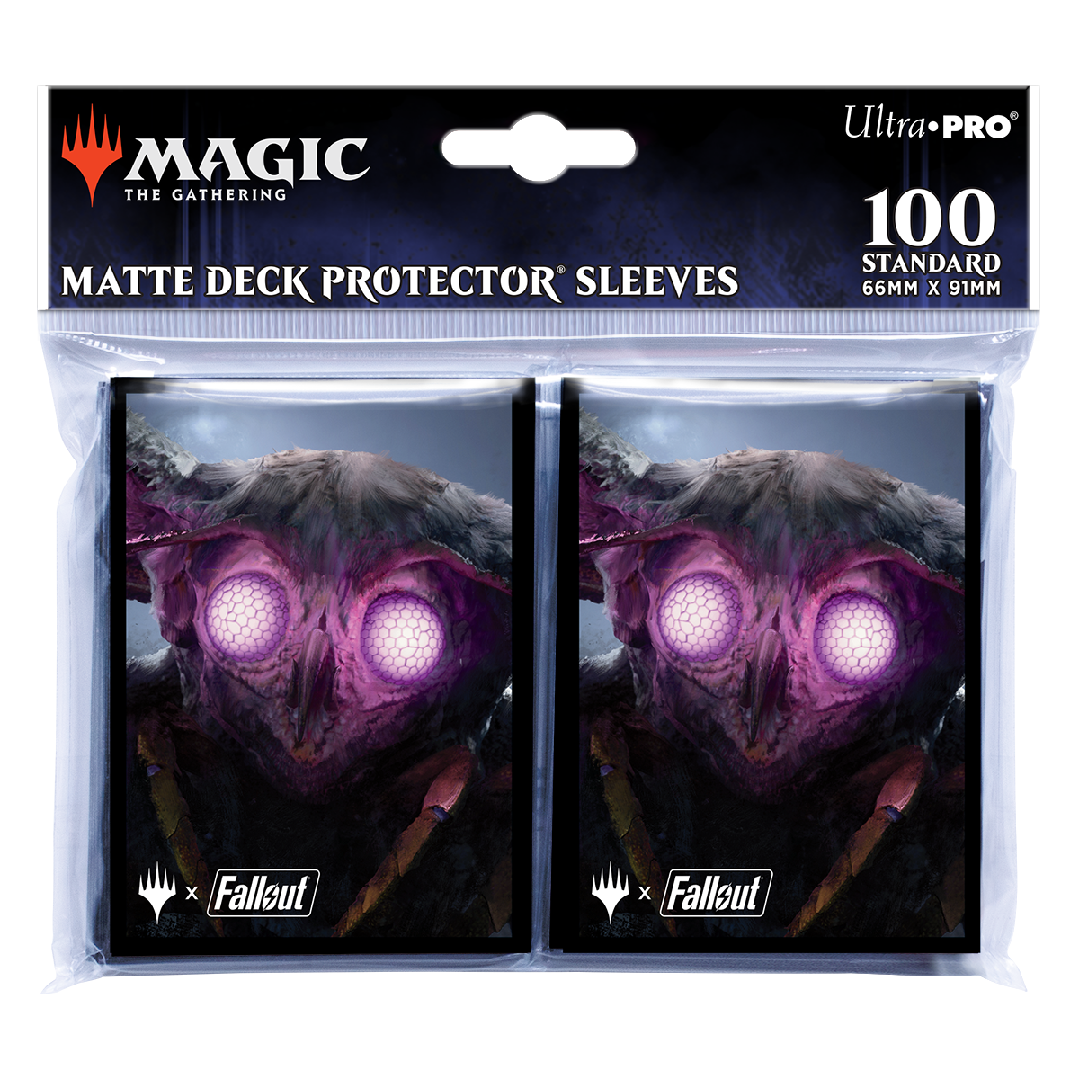 ultra-pro-fallout-the-wise-mothman-deck-protector-sleeves-100ct-f-r-magic-the-ga image 2