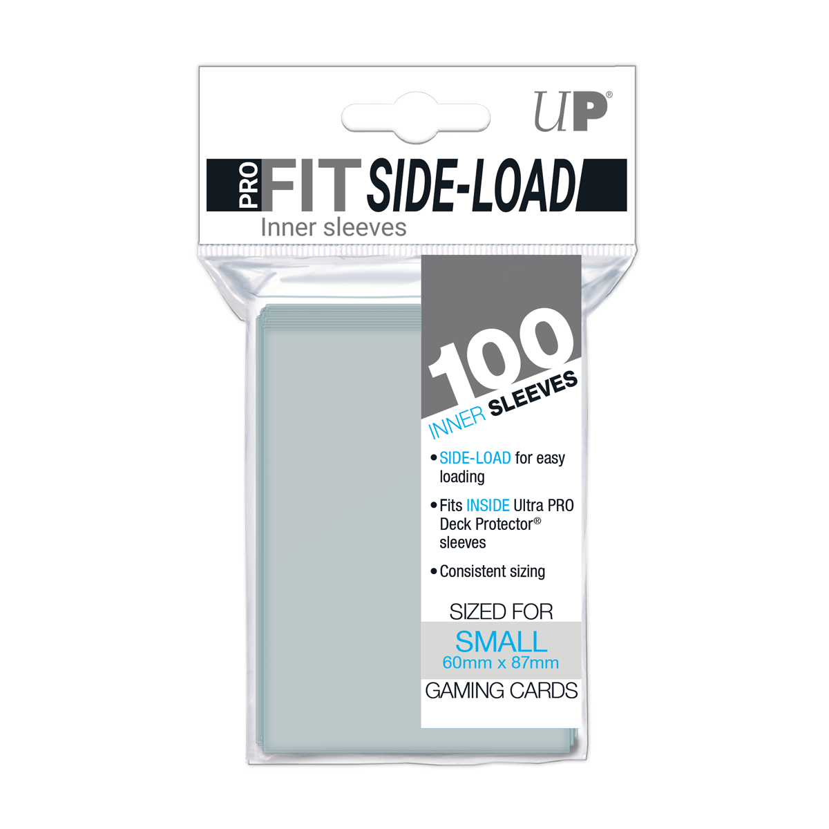 ultra-pro-pro-fit-side-load-small-deck-inner-sleeves-100ct-yu-gi-oh image 1