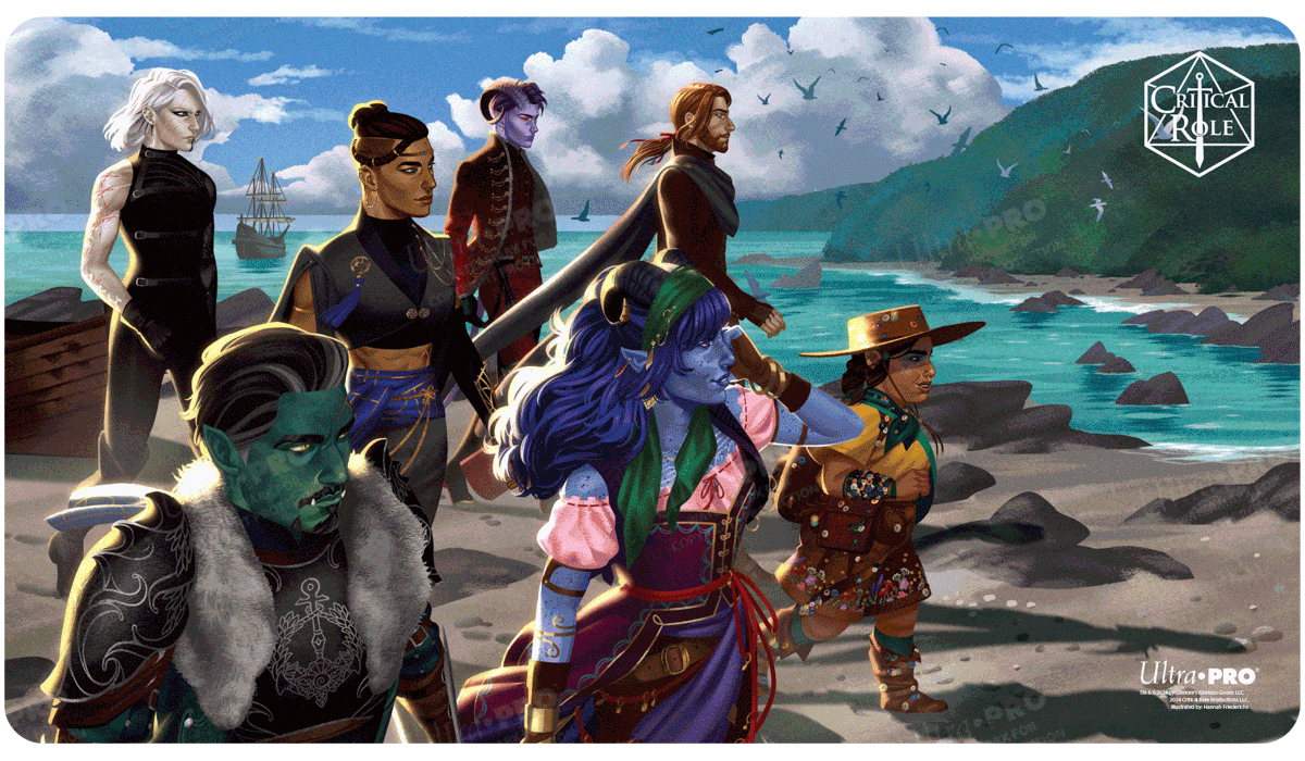 ultra-pro-critical-role-mighty-nein-reunited-playmat-stitched-edge image 1