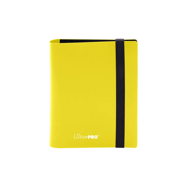 ultra-pro-eclipse-2-pocket-pro-binder-lemon-yellow-80-karten image 1