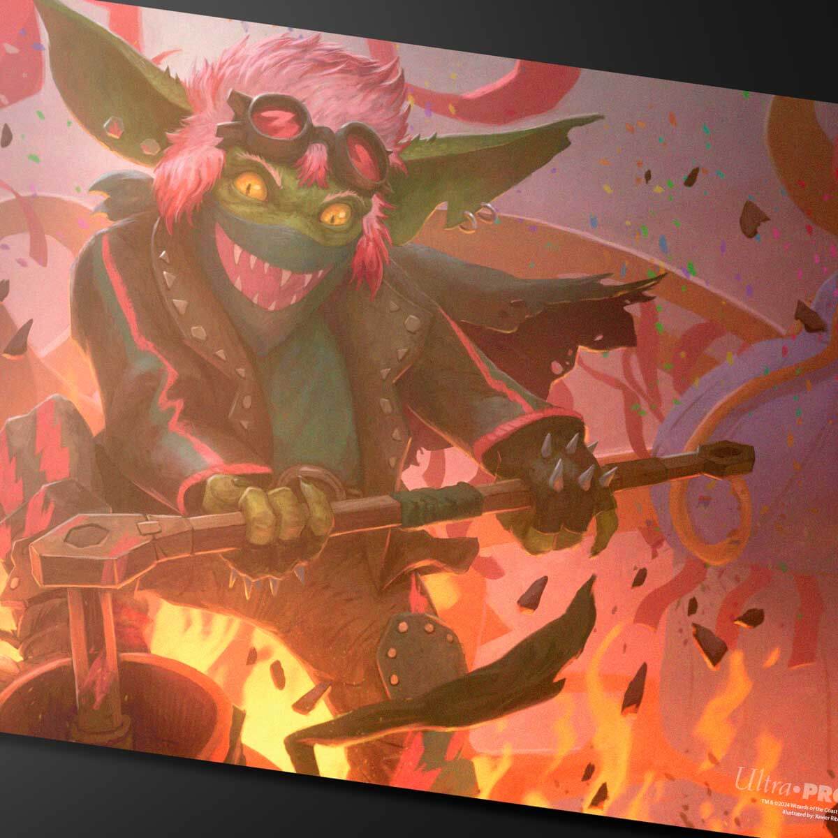 ultra-pro-aetherdrift-redshift-rocketeer-chief-playmat-f-r-magic-the-gathering image 2