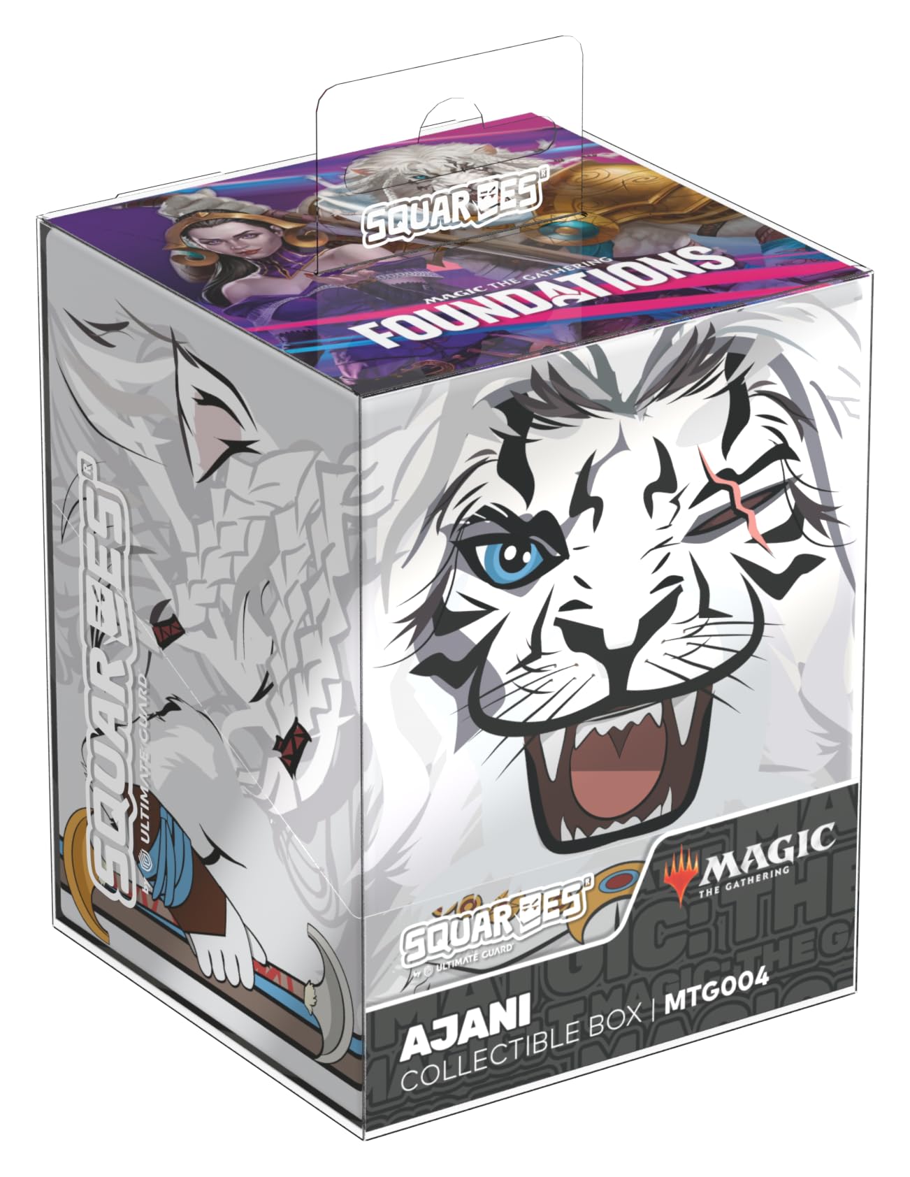 ultimate-guard-squaroes-boulder-100-mtg-foundations-mtg004-ajani-deckbox image 8