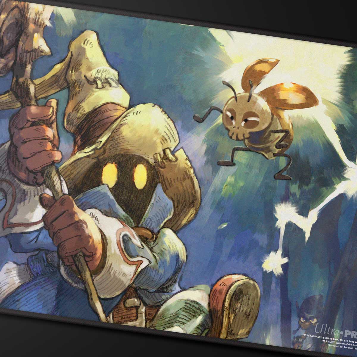ultra-pro-magic-the-gathering-final-fantasy-vivi-ornitier-black-stitched-playmat image 2