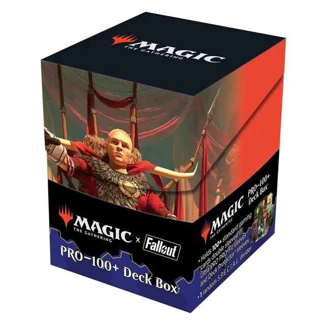 ultra-pro-fallout-caesar-legion-s-emperor-100-deck-box-f-r-magic-the-gathering image 1