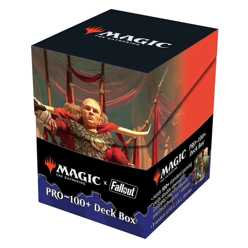 ultra-pro-fallout-caesar-legion-s-emperor-100-deck-box-f-r-magic-the-gathering image 1