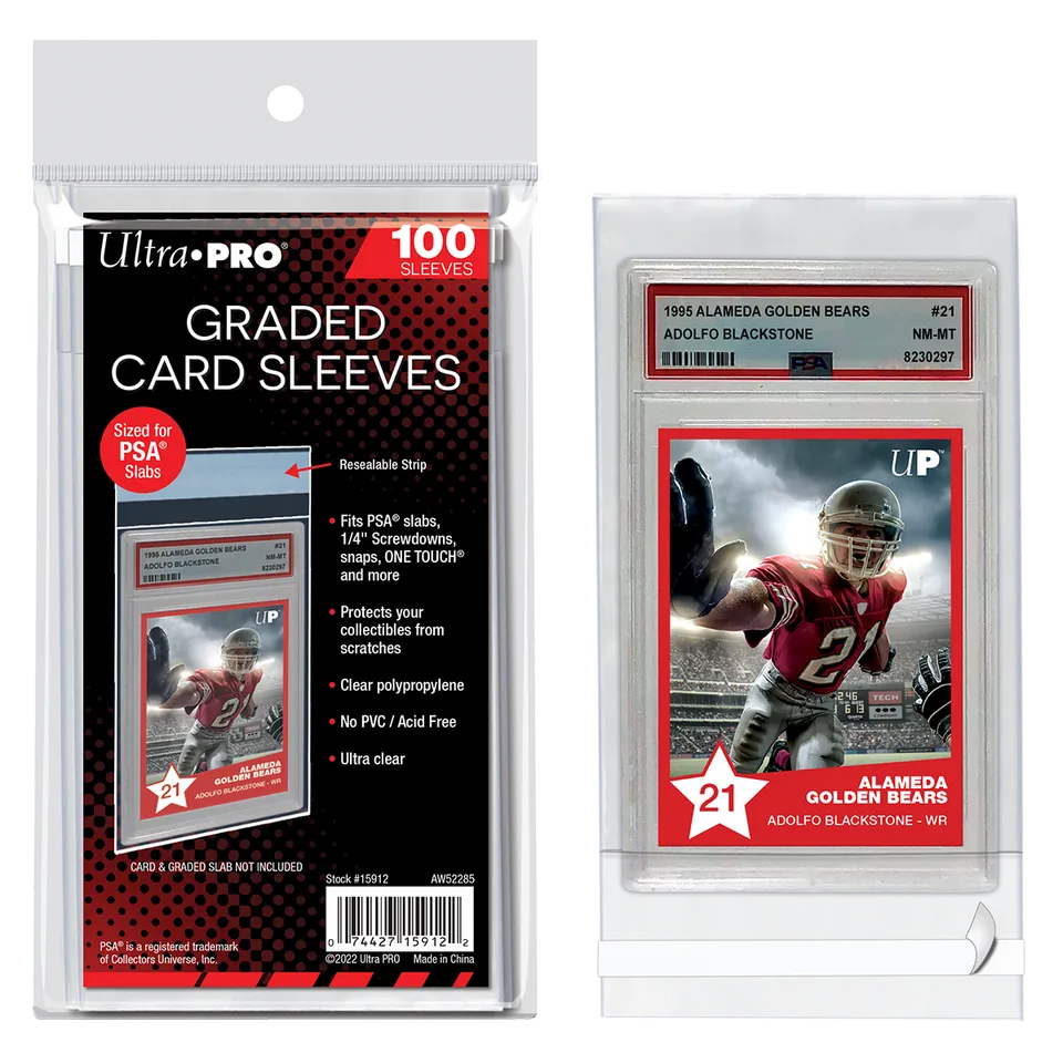 ultra-pro-psa-graded-card-sleeves-100ct-schutzh-llen-f-r-slabs image 1