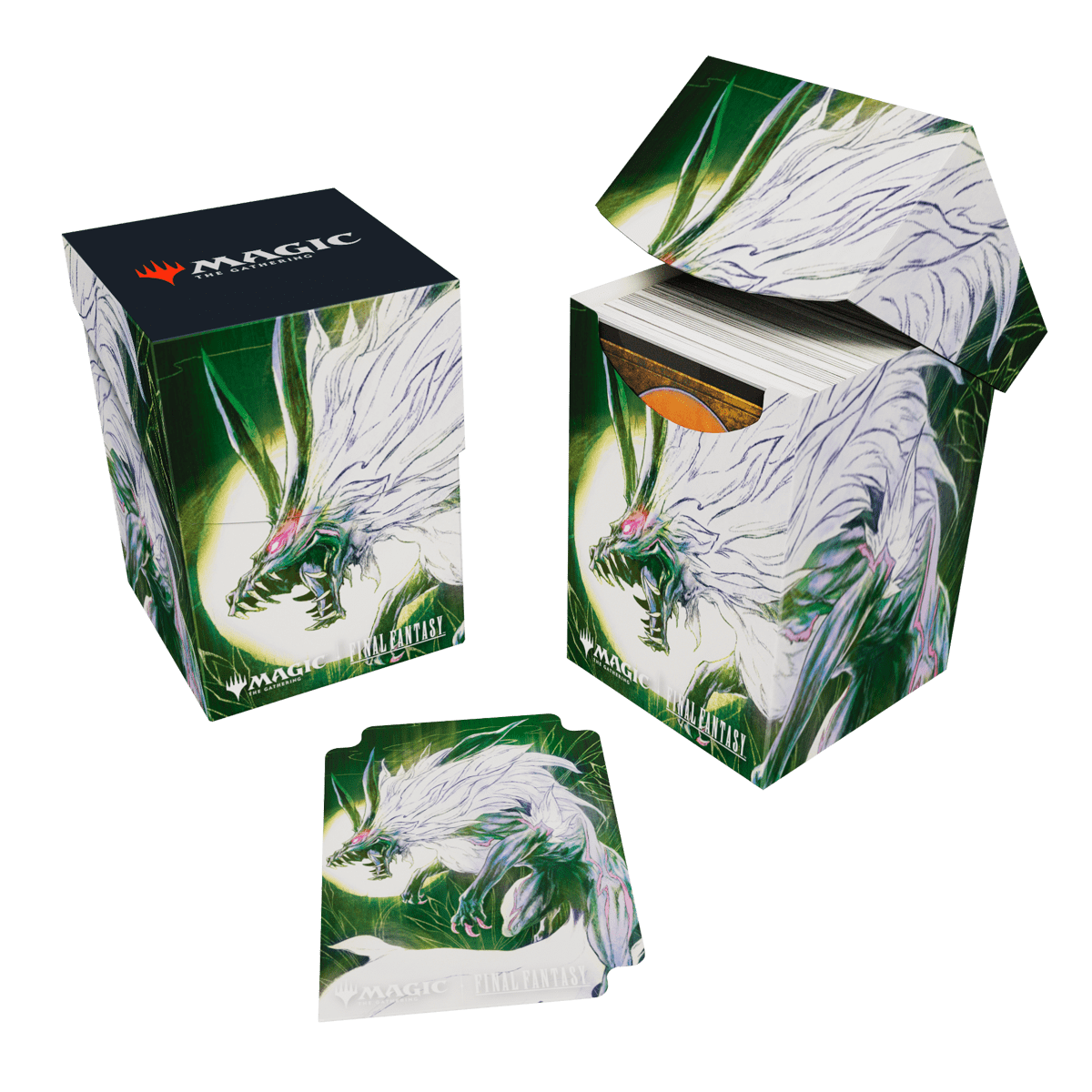 ultra-pro-100-deck-box-magic-the-gathering-final-fantasy-summon-fenrir-f-r-100-k image 1