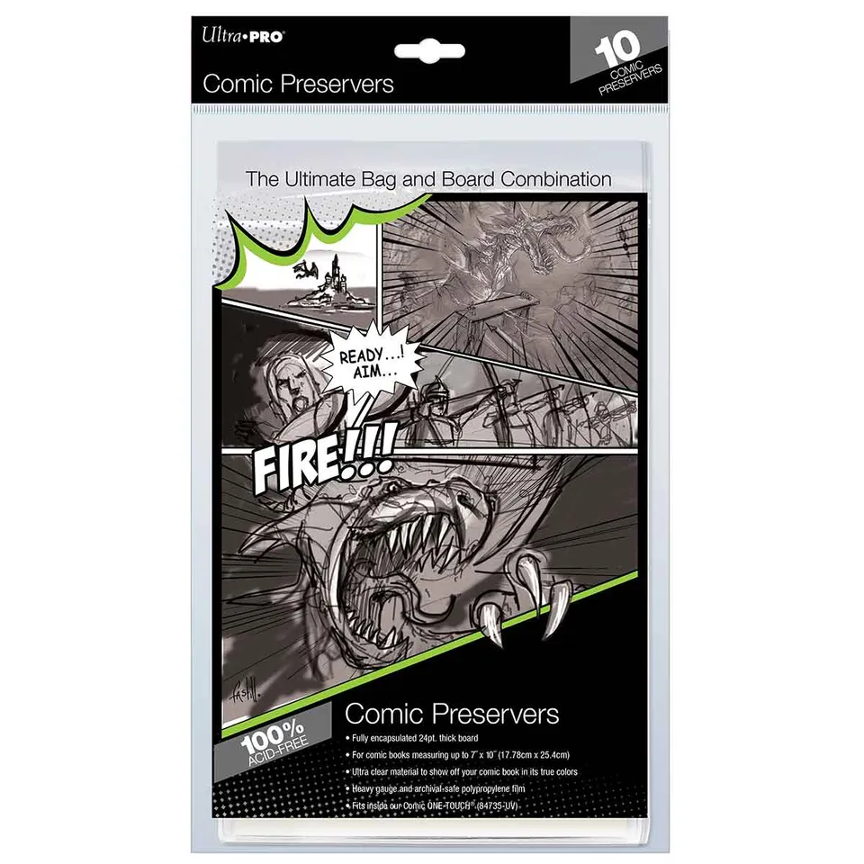 ultra-pro-current-size-comic-preservers-h-llen-mit-pappverst-rkung-10-st-ck image 1