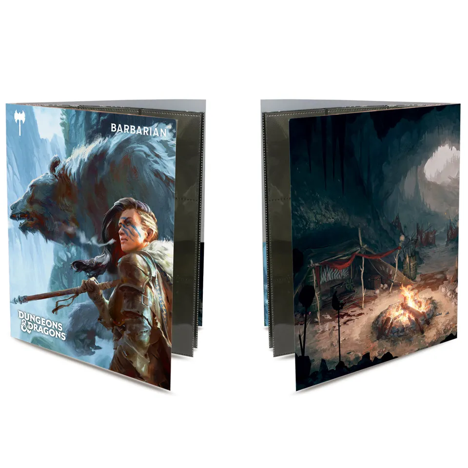 ultra-pro-dungeons-dragons-barbarian-class-folio-mappe-mit-stickern image 1