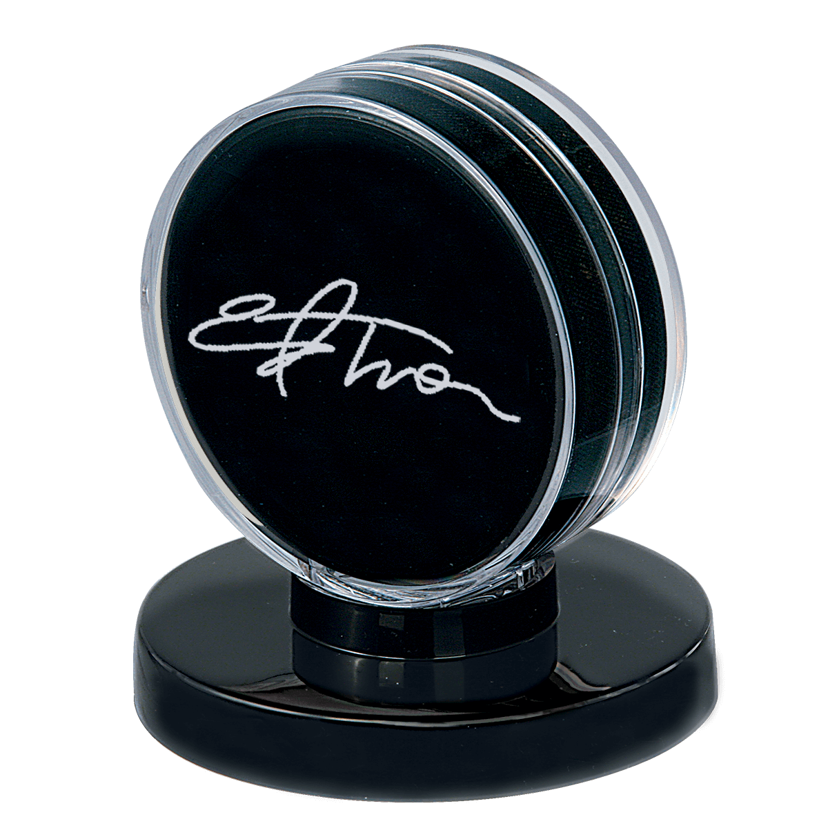 ultra-pro-hockey-puck-display-halter-mit-schwarzem-sockel image 1