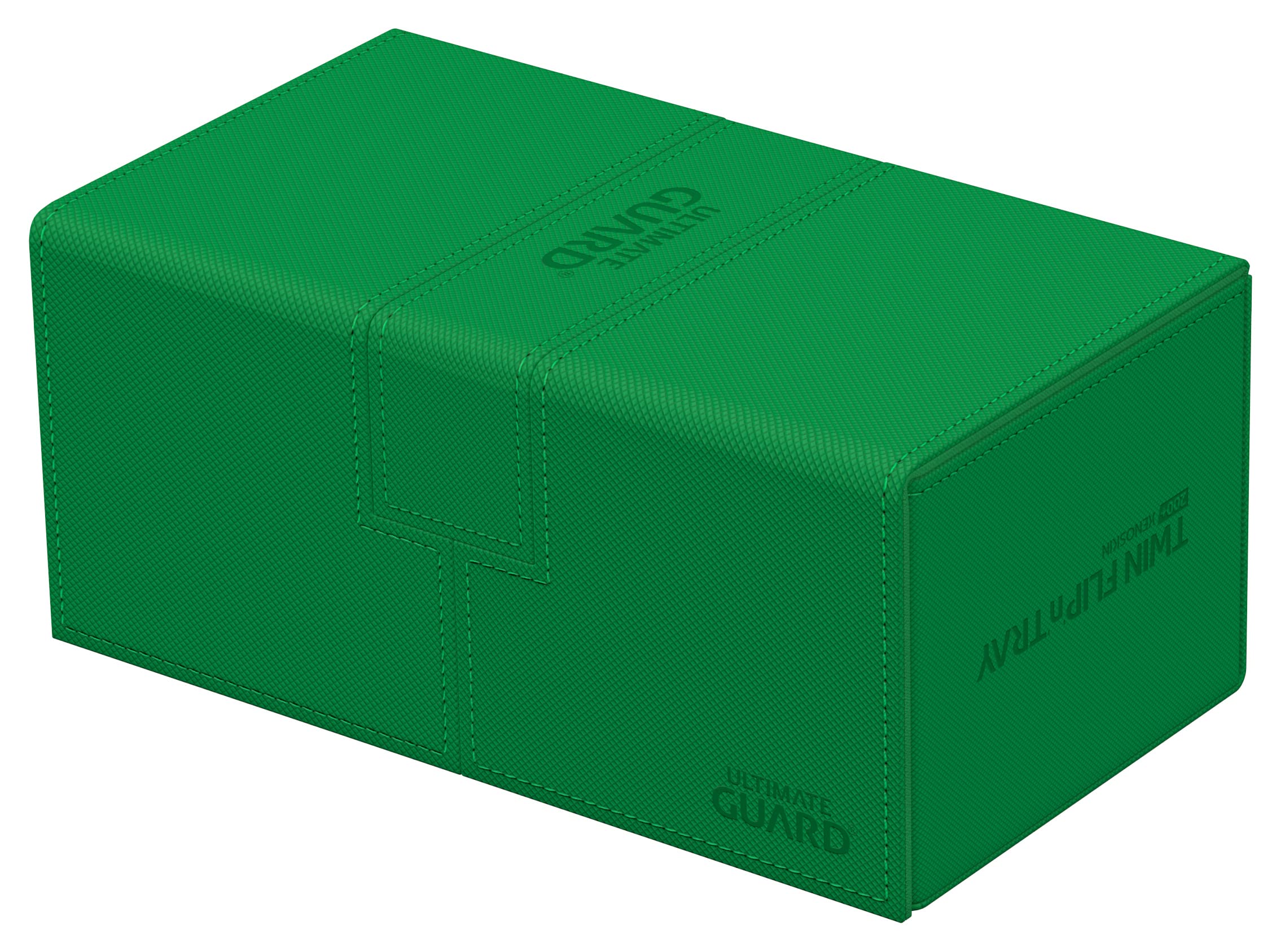 ultimate-guard-twin-flip-n-tray-200-xenoskin-deckbox-monocolor-gr-n image 2