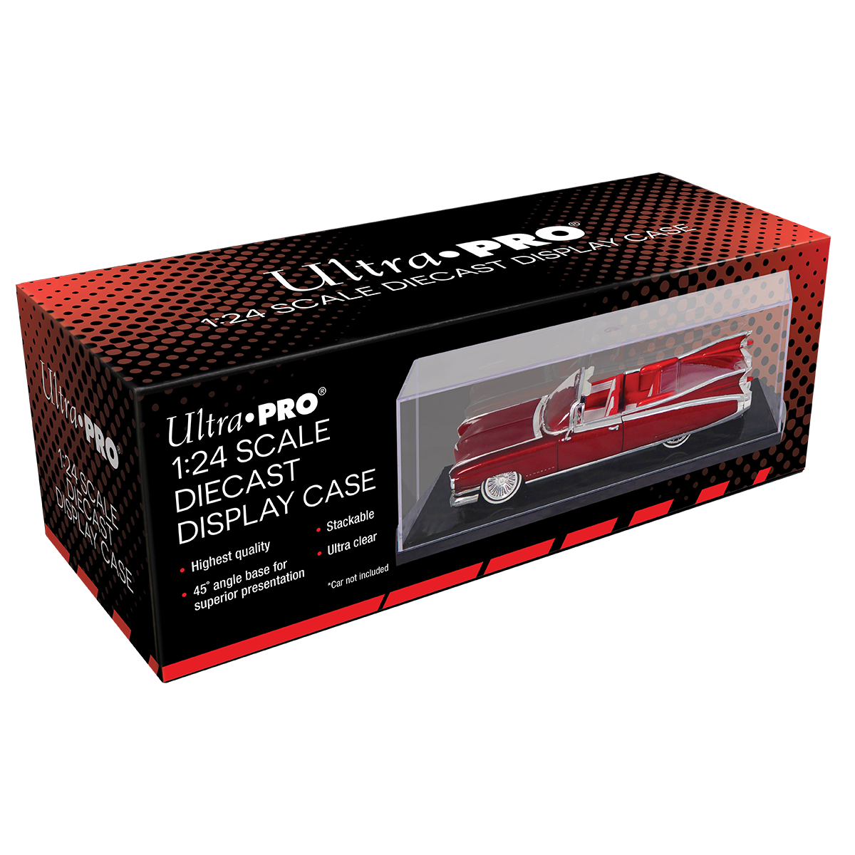 ultra-pro-1-24-scale-car-display-box-acryl-vitrine-mit-45-base image 2