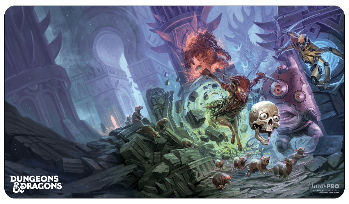 ultra-pro-dungeons-dragons-planescape-morte-s-planar-parade-playmat image 1