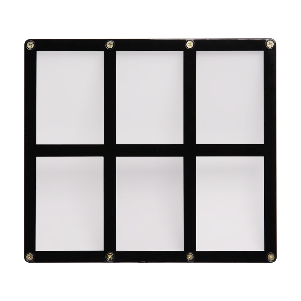 ultra-pro-6-card-black-frame-screwdown-holder image 1