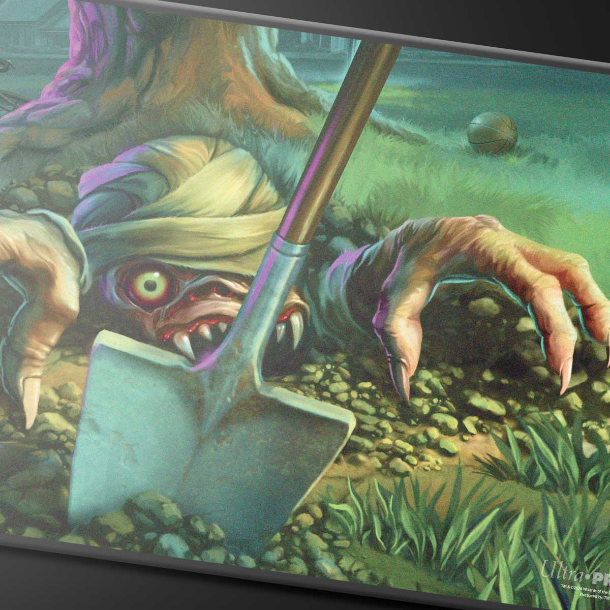 ultra-pro-duskmourn-exhume-black-stitched-gaming-playmat-f-r-magic-the-gathering image 2
