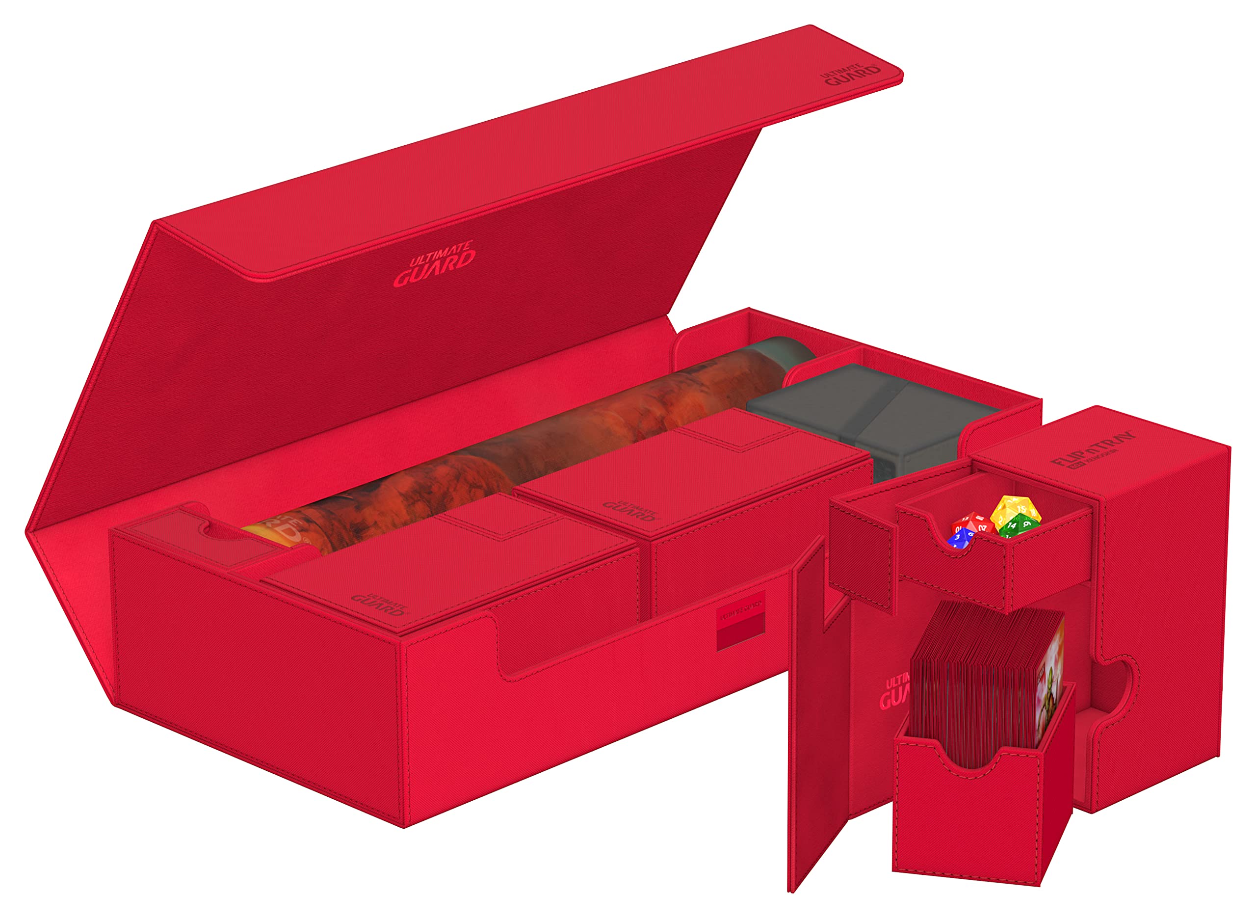 ultimate-guard-superhive-550-xenoskin-aufbewahrungsbox-monocolor-rot image 7