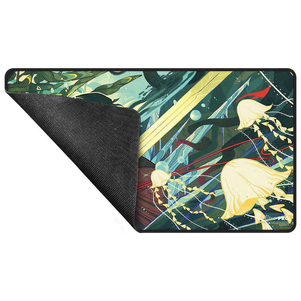 ultra-pro-critical-role-mighty-nein-fjord-stone-black-stitched-playmat image 3