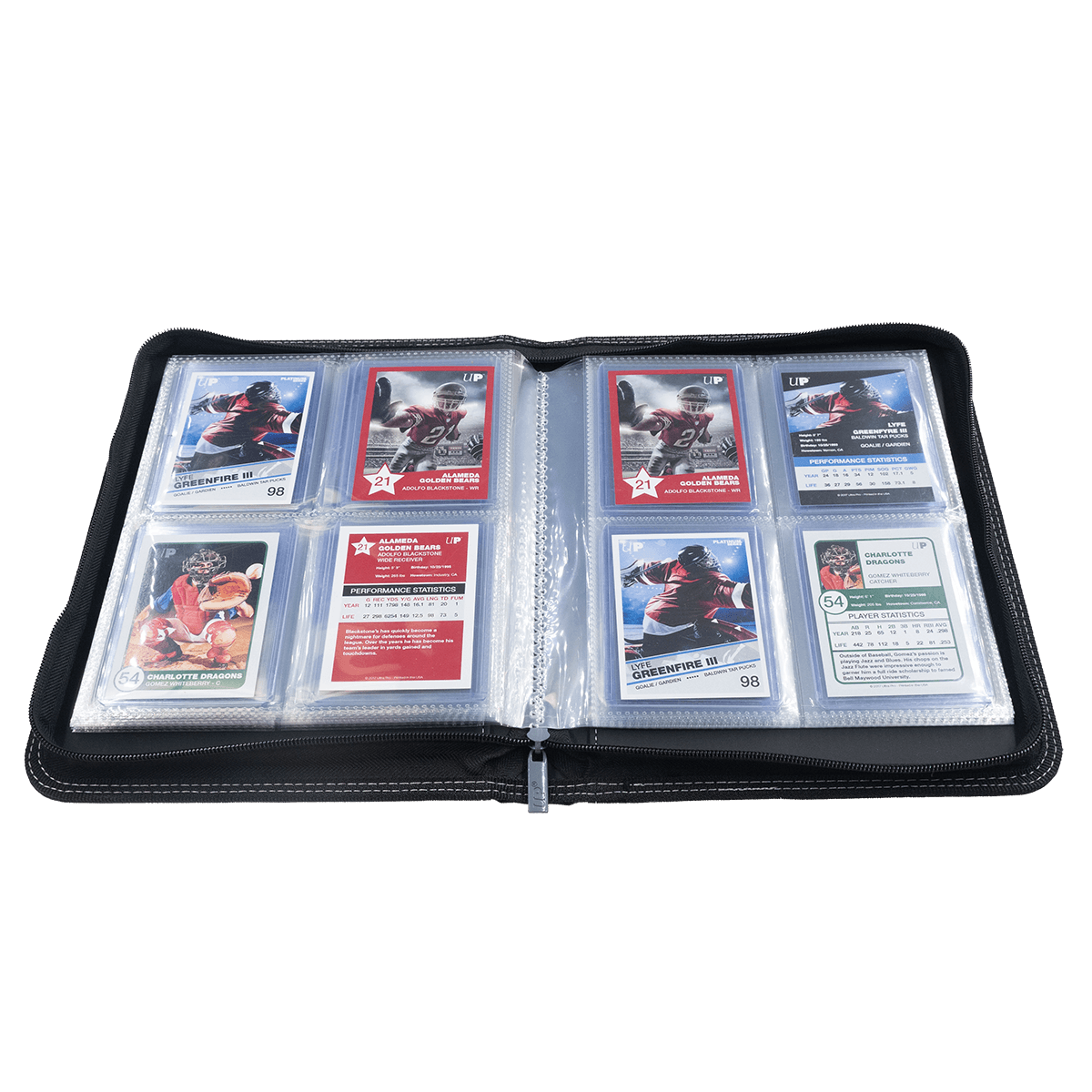 ultra-pro-4-pocket-toploader-zippered-premium-pro-binder-sammelalbum-f-r-topload image 2
