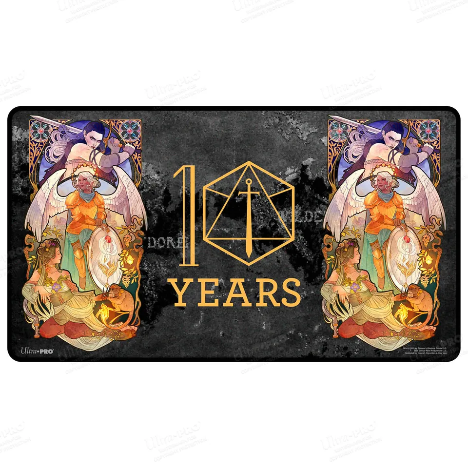 ultra-pro-critical-role-10th-anniversary-stitched-edge-playmat-ashley-johnson image 1
