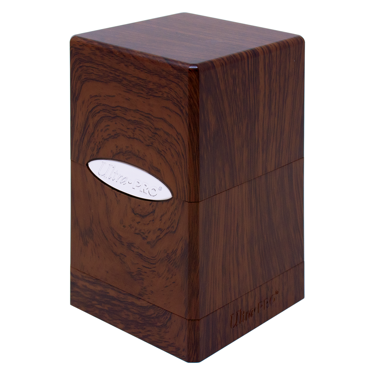 ultra-pro-satin-tower-deck-box-forest-oak image 1