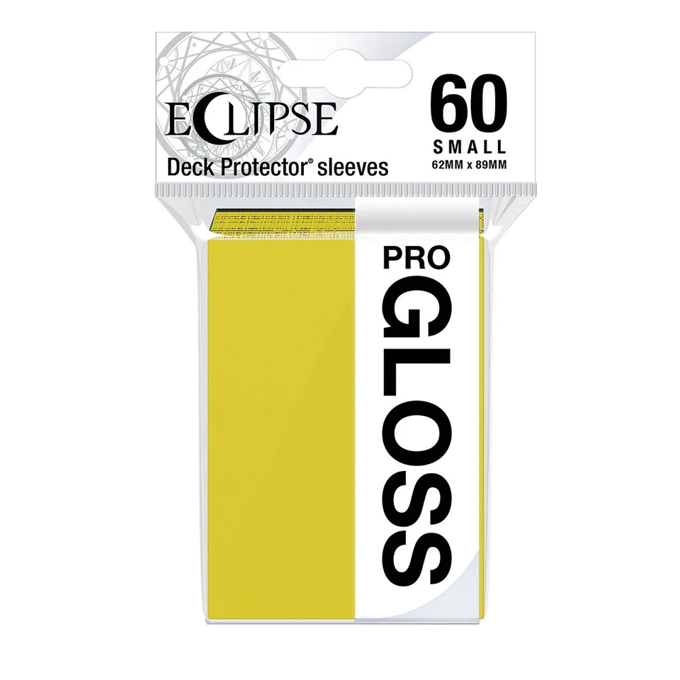 ultra-pro-eclipse-gloss-small-deck-protector-h-llen-lemon-yellow-60-st-ck image 1